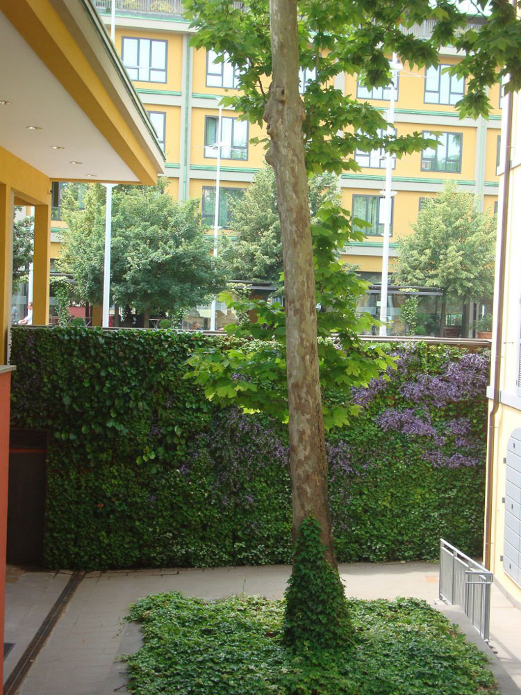 Barilla headquarters: vertical garden