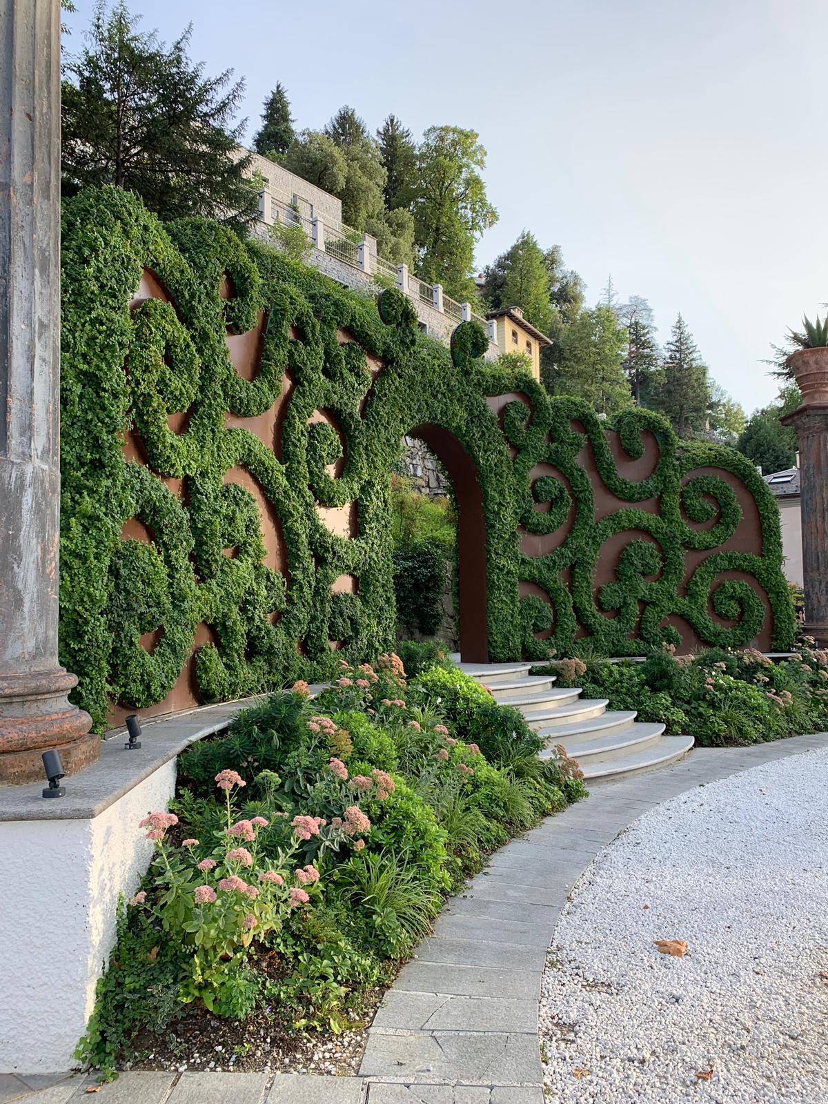 Vertical gardens at Mandarin Oriental, Como