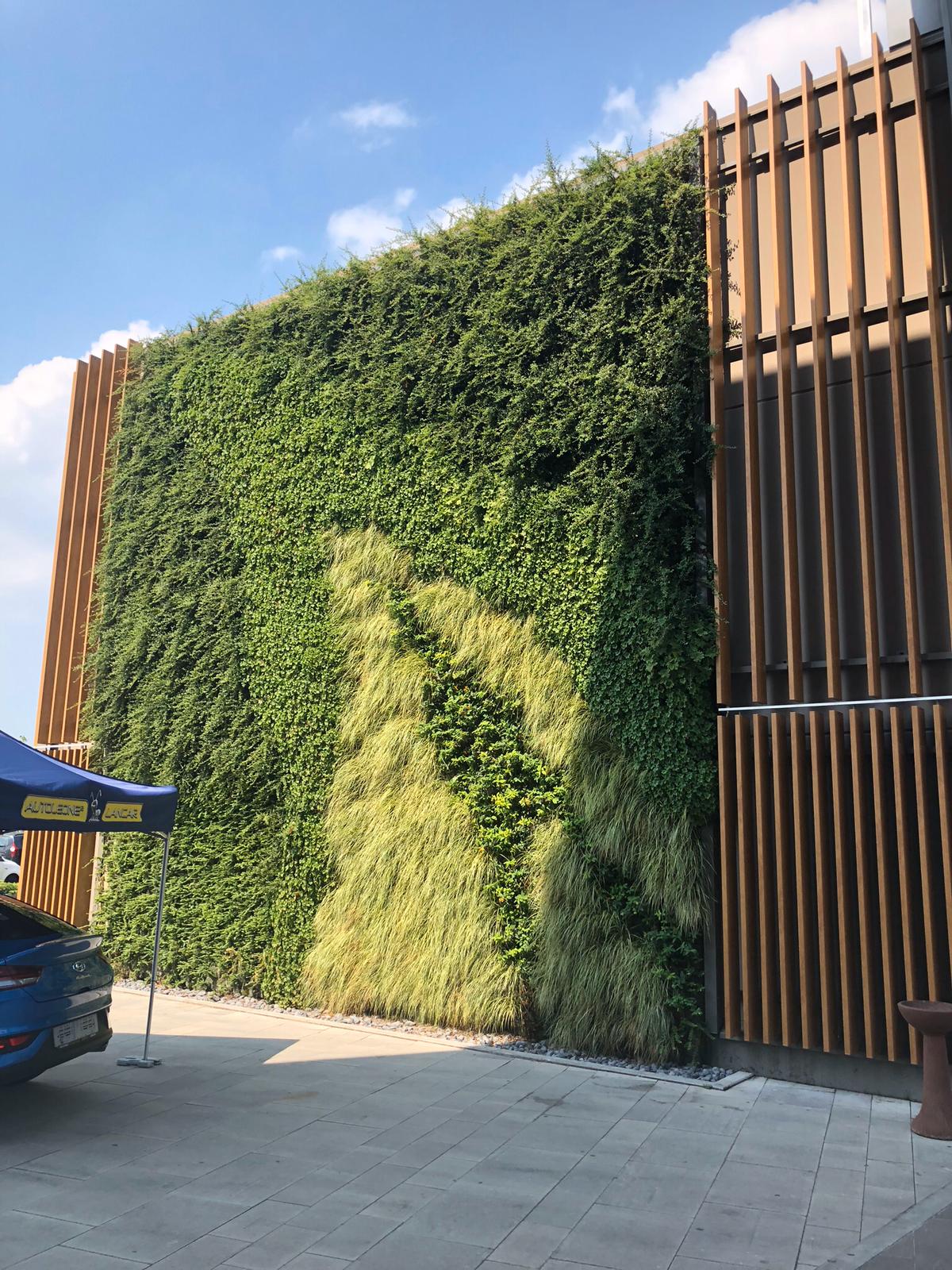 Vertical gardens for Mondojuve Shopping Village