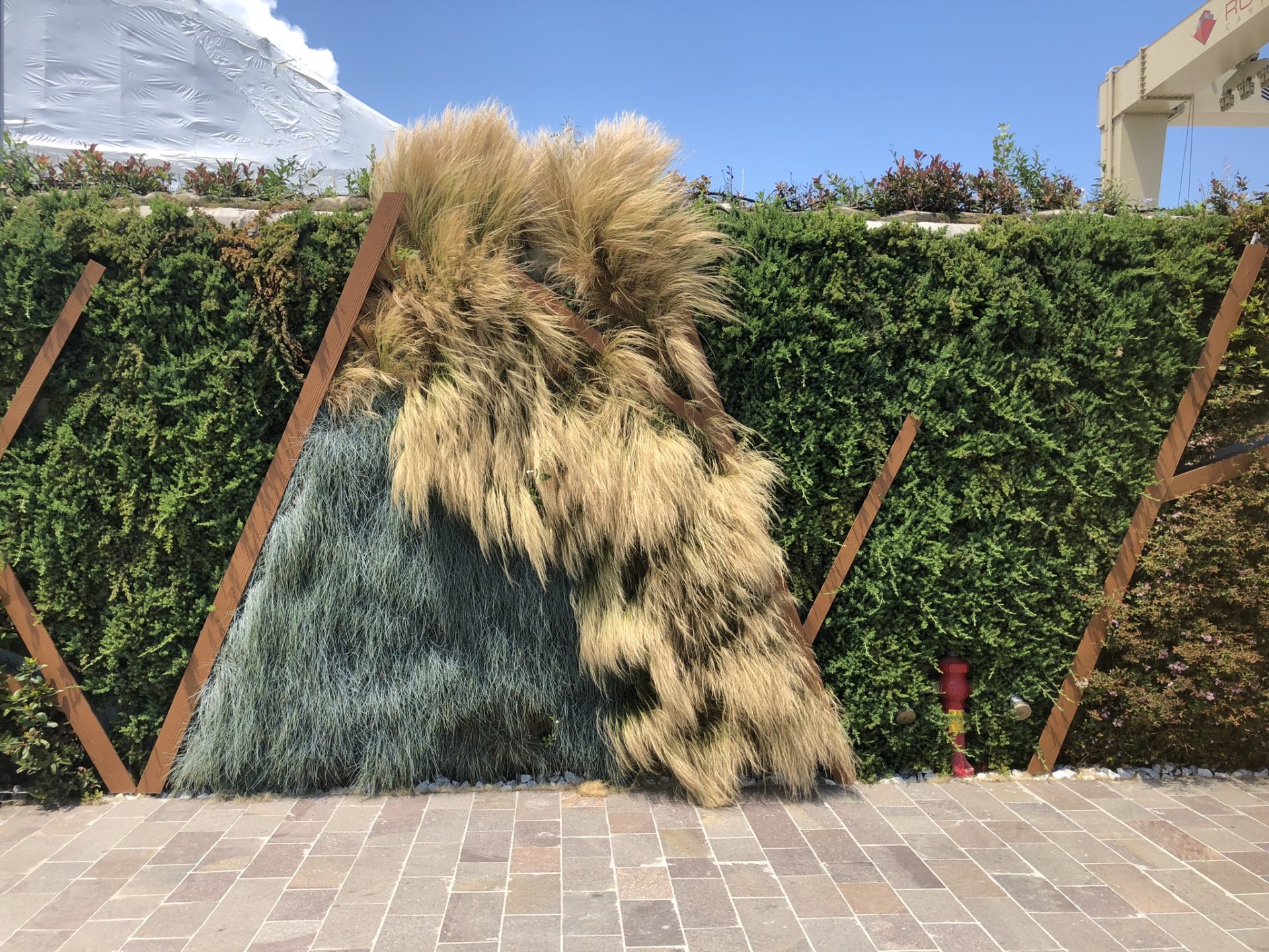 Vertical gardens at Cantiere Rossini shipyard, Pesaro